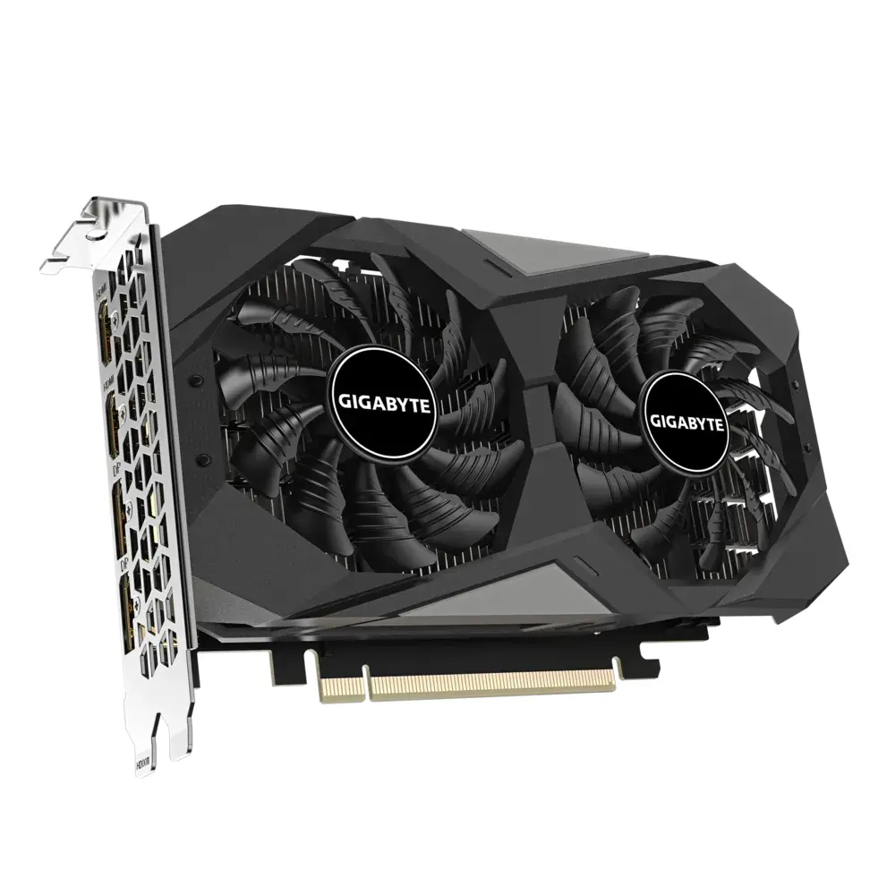Gigabyte Nvidia Graphic Card RTX 3050 6GB DDR6 WINDFORCE OC Single Fan view 3
